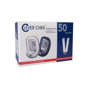 نوار تست قند خون کلور چک (clever chek) بسته 50 عددی